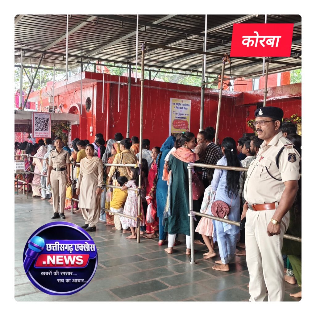 सर्वमंगला मंदिर में सुरक्षा चाक-चौबंद; भीड़ प्रबंधन और निगरानी के लिए सर्वमंगला पुलिस टीम तैनात