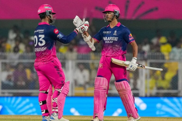 यशस्वी-वैभव सूर्यवंशी के तूफान के दम पर राजस्थान ने लगाई जीत की हैट्रिक, मुंबई को 27 रनों से दी पटखनी